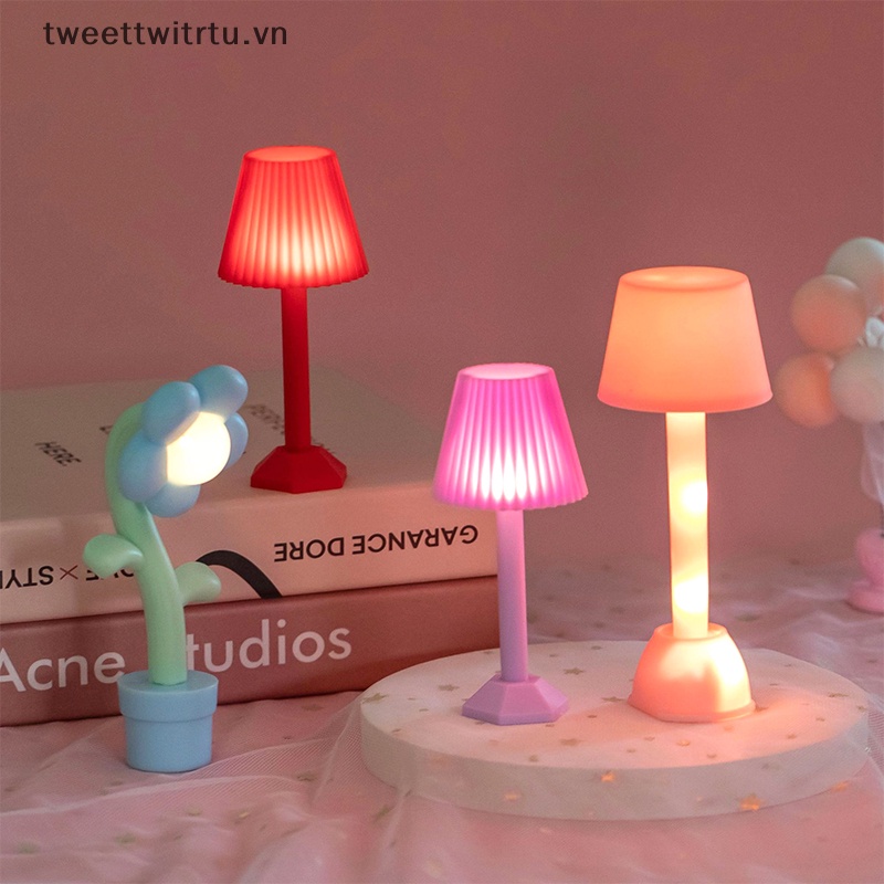 Mô Hình Đèn Ngủ LED Mini Tỉ Lệ 1: 12 Dùng Trang Trí Nhà Búp Bê