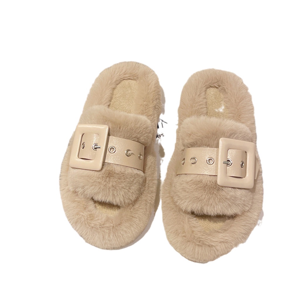 HHH Dép Lông Đế Dày 2023NEW mùa hè dép quai hậu Xinh Xắn