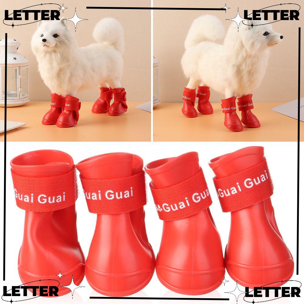 Ủng Đi Mưa Chống Nước Chống Trượt Cho Chó Pomeranian Poodle