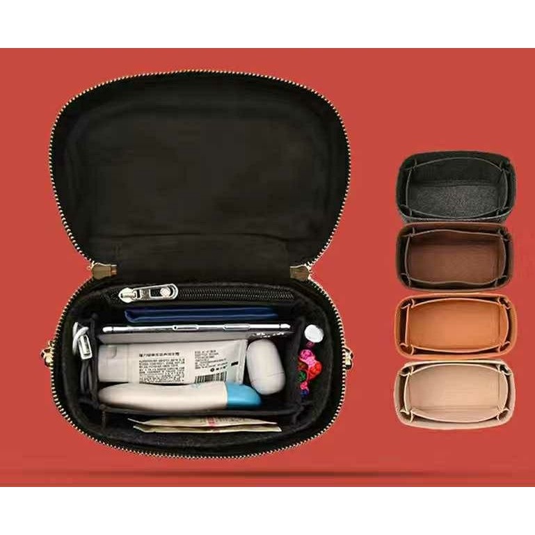 Lót túi LV vanity chia ngăn túi