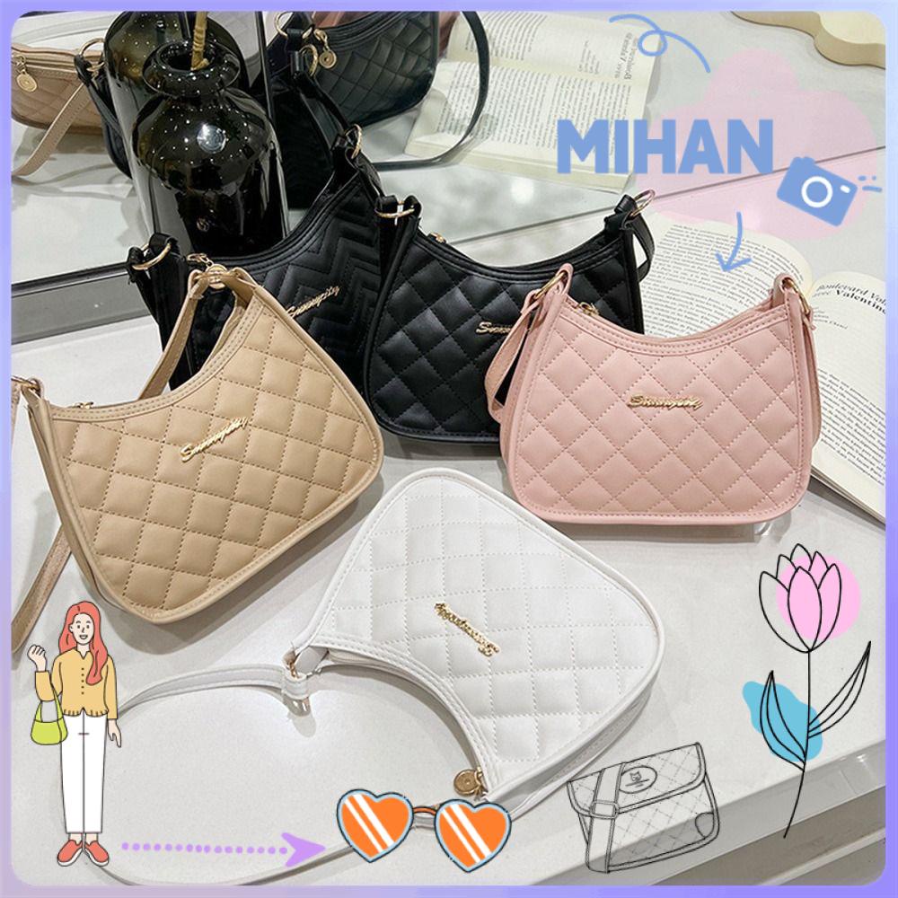 Túi Da PU Đeo Chéo Thêu Họa Tiết MIHAN1 Thời Trang Cho Nữ