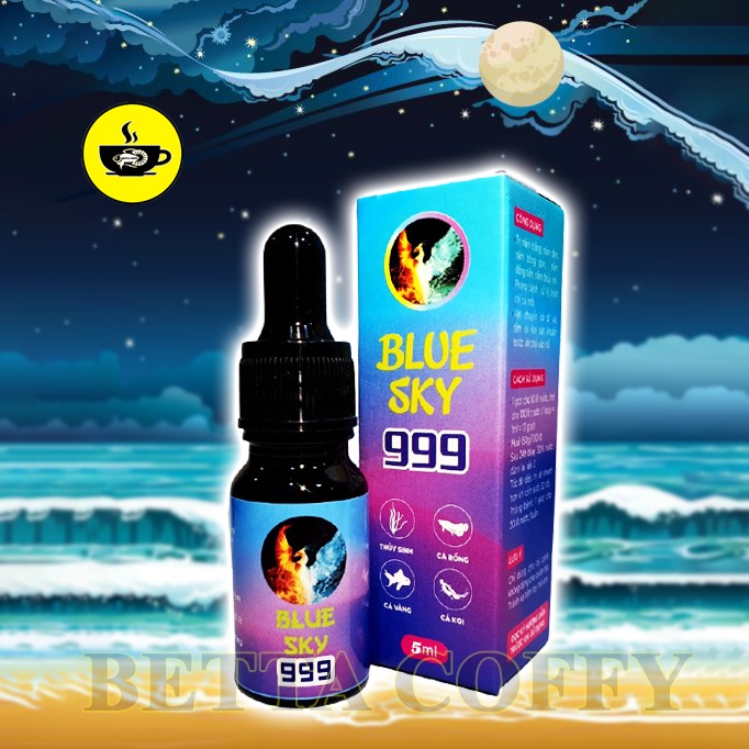 Blue Sky 999 - Xử Lý Túm Lắc Cá 7 Màu Kill Hầu Hết Các Loại Nấm Stress Cho Mọi Loại Cá Cảnh - HT3