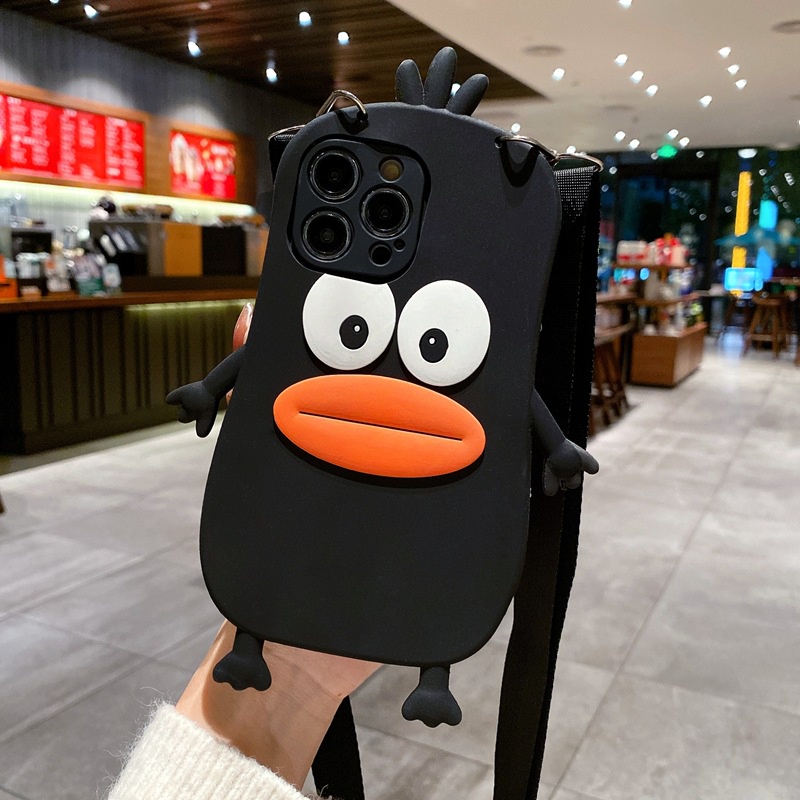 Compatible For Xiaomi Redmi Note 12 Pro+ 11 Pro 12S 11S 10S 10 5G 9S 10 9 8 Pro Redmi 12C 10C A2 A1 9A 9C 9T 10 9 Ốp Điện Thoại Cho 3d phim hoạt hình quái vật+dây thừng vui vẻ