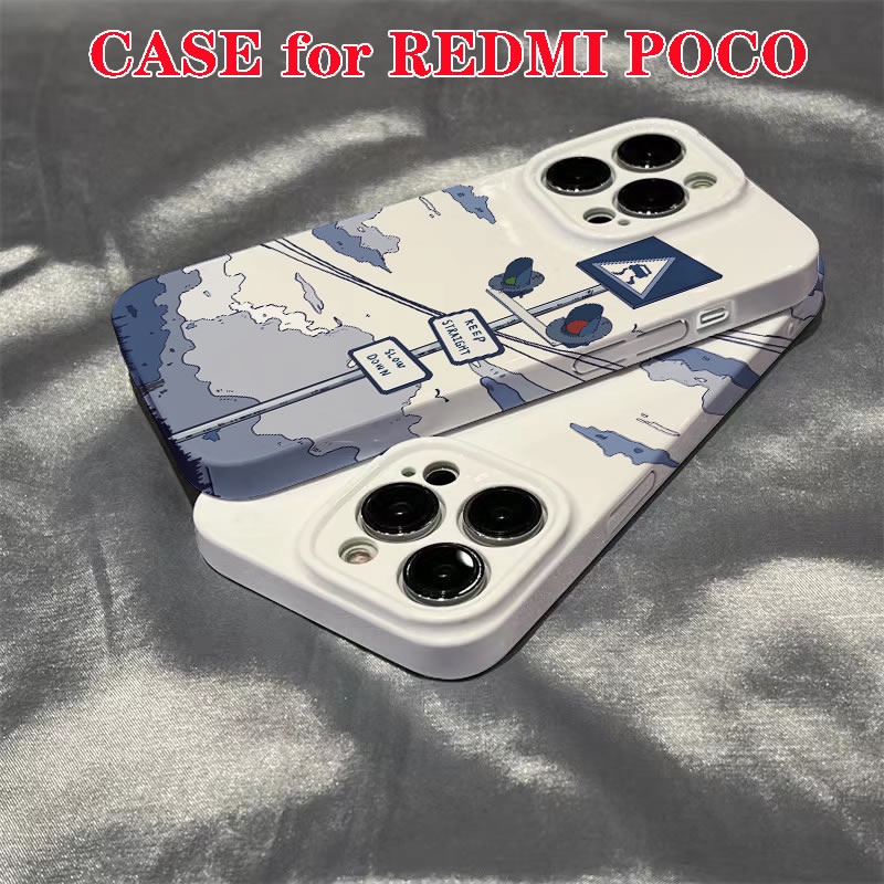 Ốp Điện Thoại Cứng Hình Phong Cảnh Cho Redmi Note 12 5G 11 Pro + 11S 10 2022 12C A1 POCO X4 GT X3 X2 M4 M3 Pro F4 F3 F2