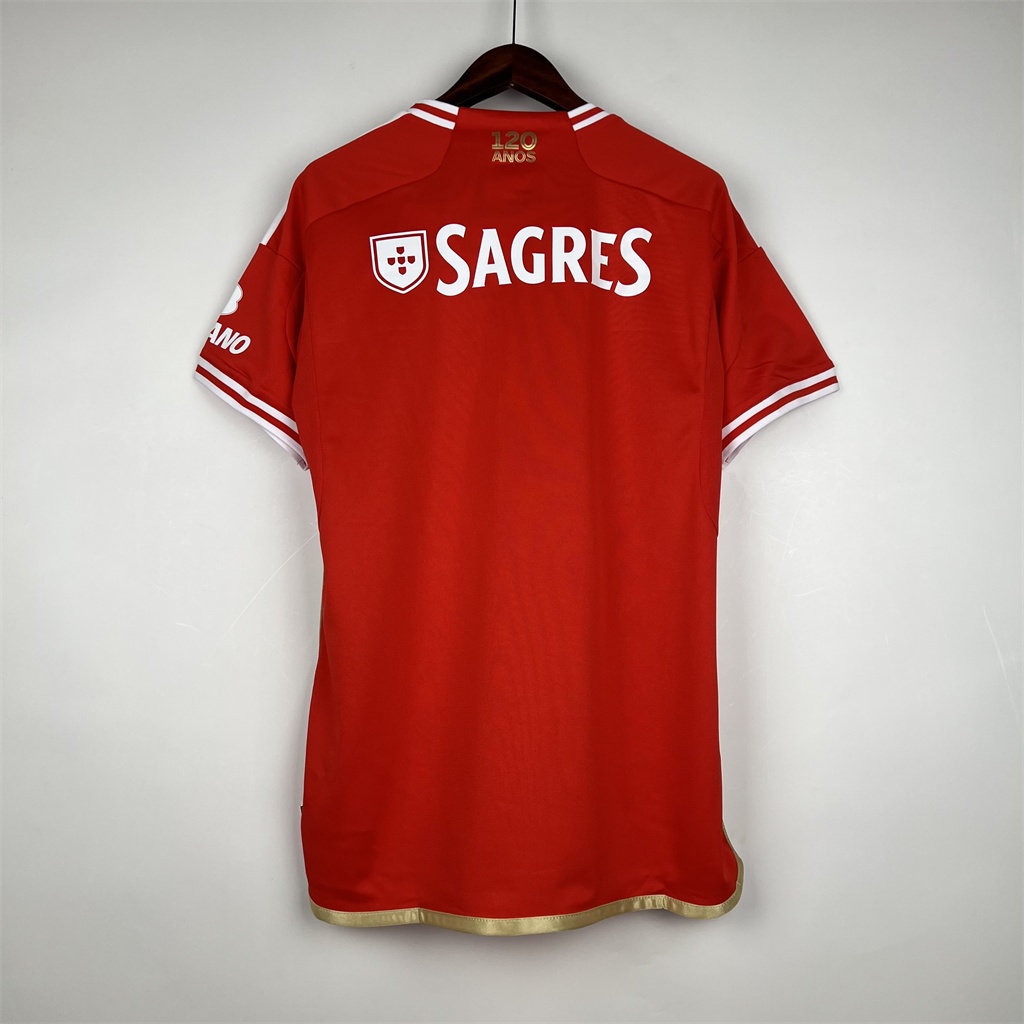 Áo Bóng Đá Câu Lạc Bộ Benfica Sân Nhà 23-24 Size S-4XL Cho Nam