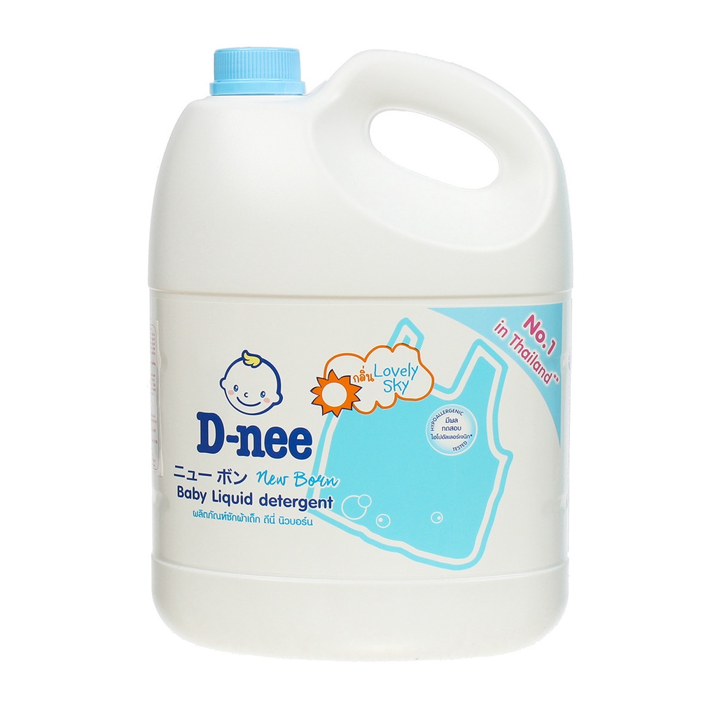 (TRỢ GIÁ) Nước Giặt Dnee 3000Ml Thơm Dịu An Toàn Cho Bé - Nước Giặt Thái Hàng Chính Hãng Có Tem Đại Thịnh