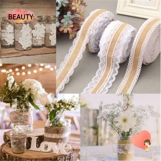 Cuộn dây ruy băng bằng vải bố dài 2m dùng trang trí tiện dụng