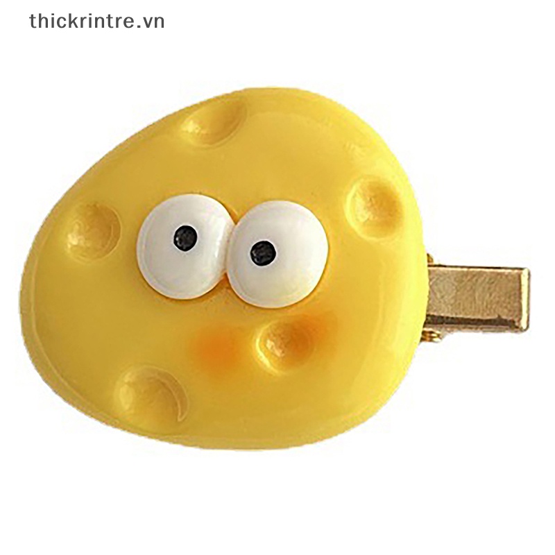 Set 2 Kẹp Tóc Hình Phô Mai Vàng Ngộ Nghĩnh