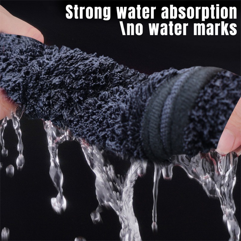 Set 1 / 5 / 10 Khăn Lau Kính Xe Hơi Chất Liệu Microfiber Thấm Hút Nước Tốt