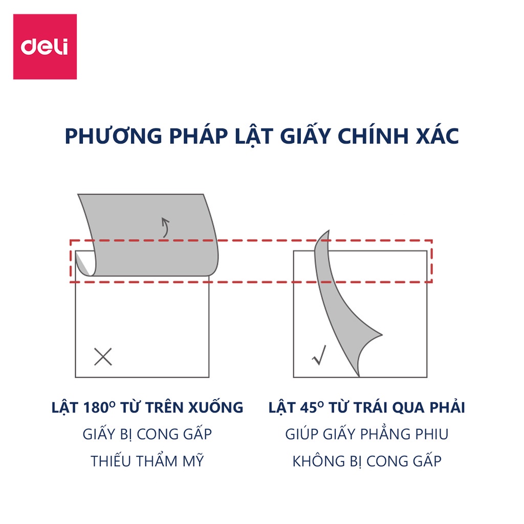 Giấy note ghi chú giấy nhớ 6 màu cho bullet journal calligraphy học sinh Deli - 21553