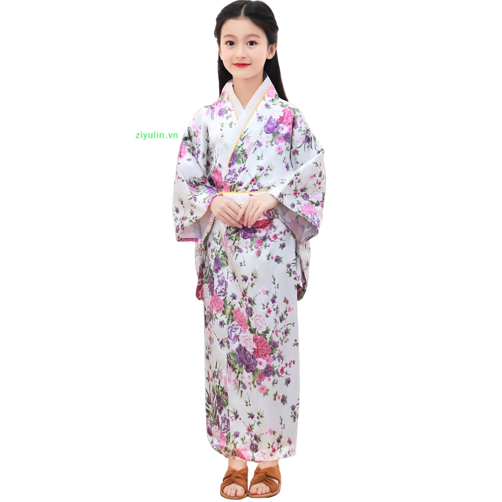 Đầm kimono Nhật Bản Hóa Trang Công Chúa ziyulin Cho Bé Gái