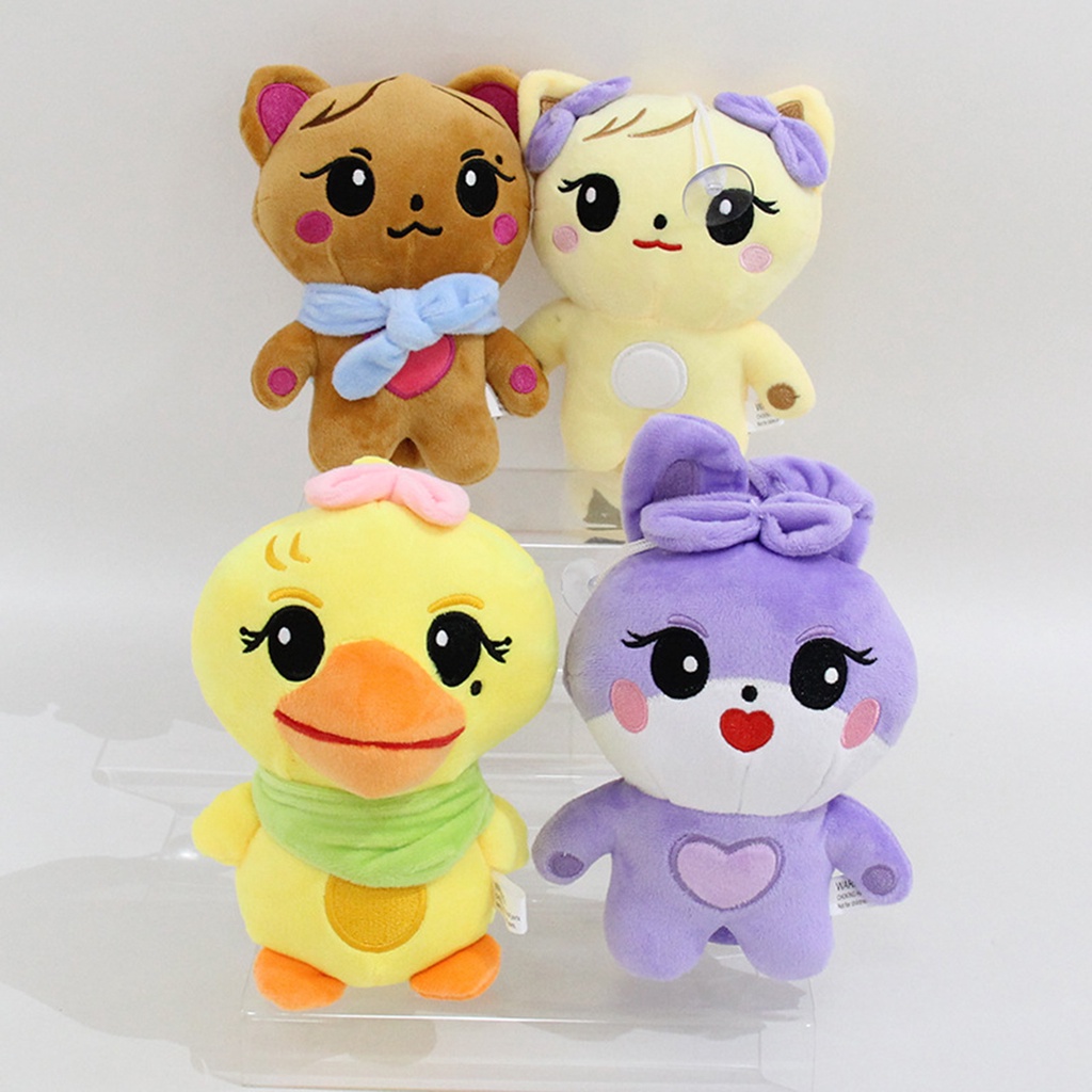 Búp Bê Nhồi Bông Kpop 18 * 12 * 9cm Màu Hồng Đen / Hồng 2022 World Tour Anthropomorphism