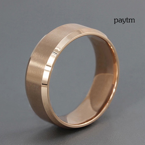 Nhẫn Thép Titan Thời Trang Unisex