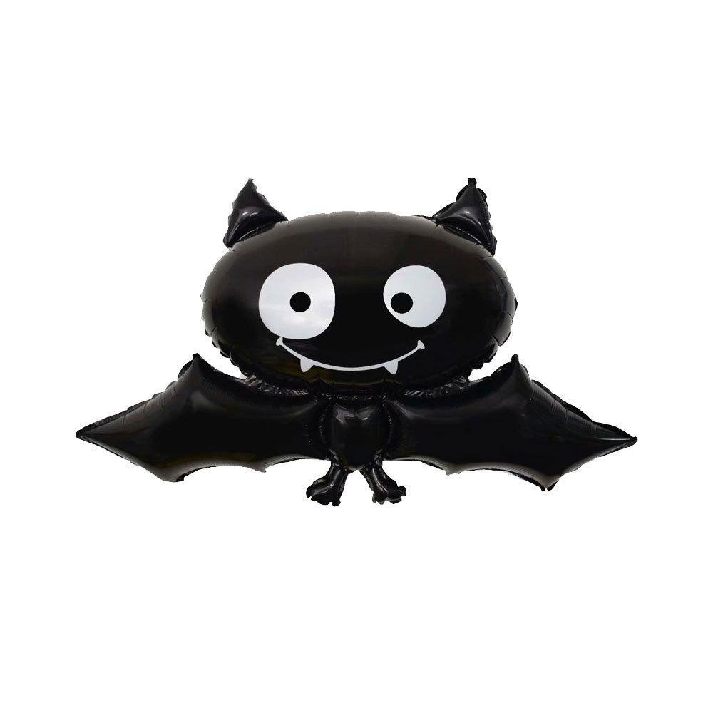 Bong Bóng Bơm Hơi Hình Đầu Lâu / Dơi / Bí Ngô / Ma Quỷ / Bí Ngô mini Bằng Màng Nhôm Trang Trí halloween