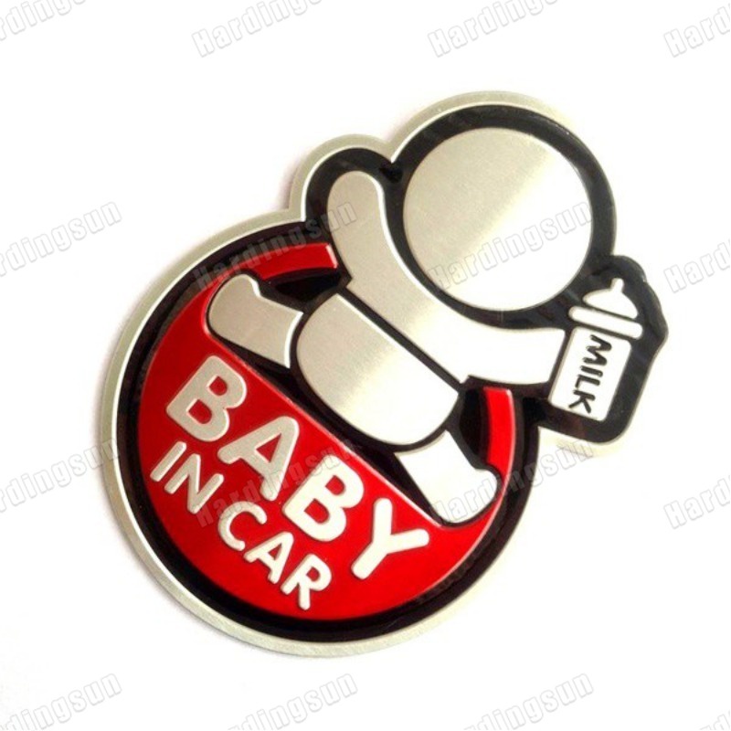 Miếng DáN 3D Baby in Car Cho Xe Hơi / Xe TảI