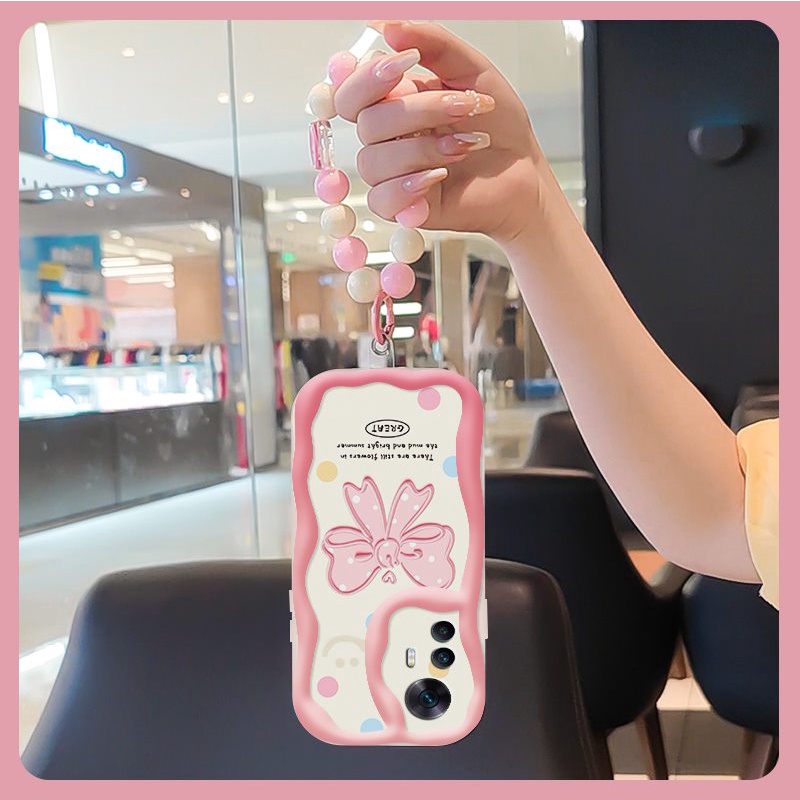 Youth Pendants Phone Case For Redmi K50 Ultra/Xiaomi 12T three-dimensional lovely Pendants For Girls Love bracelet