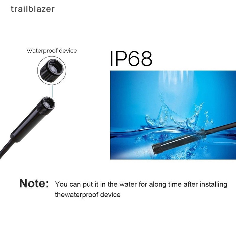 Trailblazer 3 trong 1 kiểm tra nội soi usb type-c ống kính 5.5 / 7 / 8mm camera hd ip68 mới