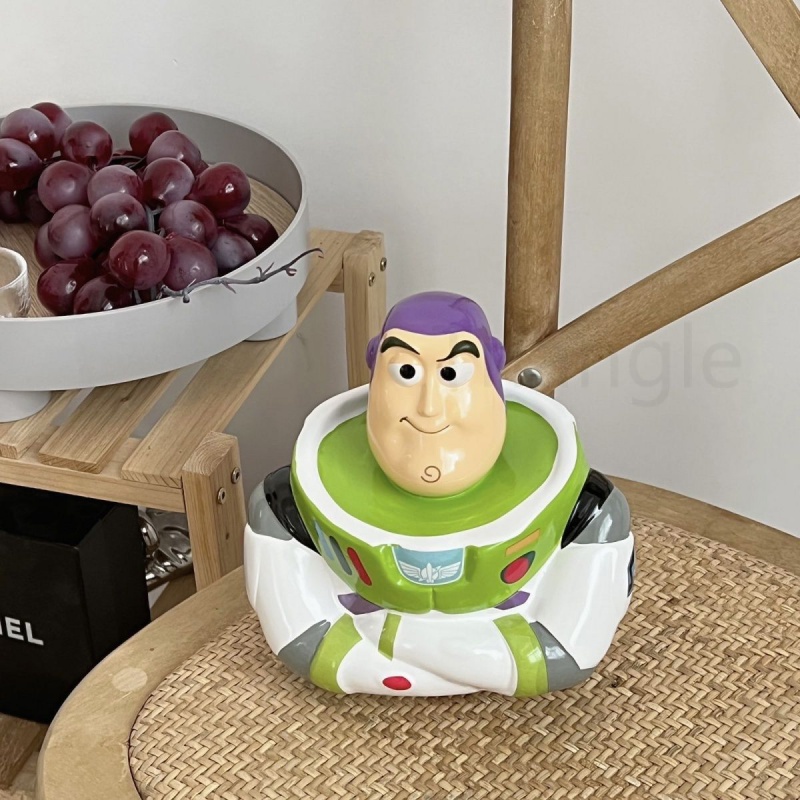 Ống Heo Tiết Kiệm Hình buzz lightyear toy story Dễ Thương Trang Trí Bàn Làm Việc