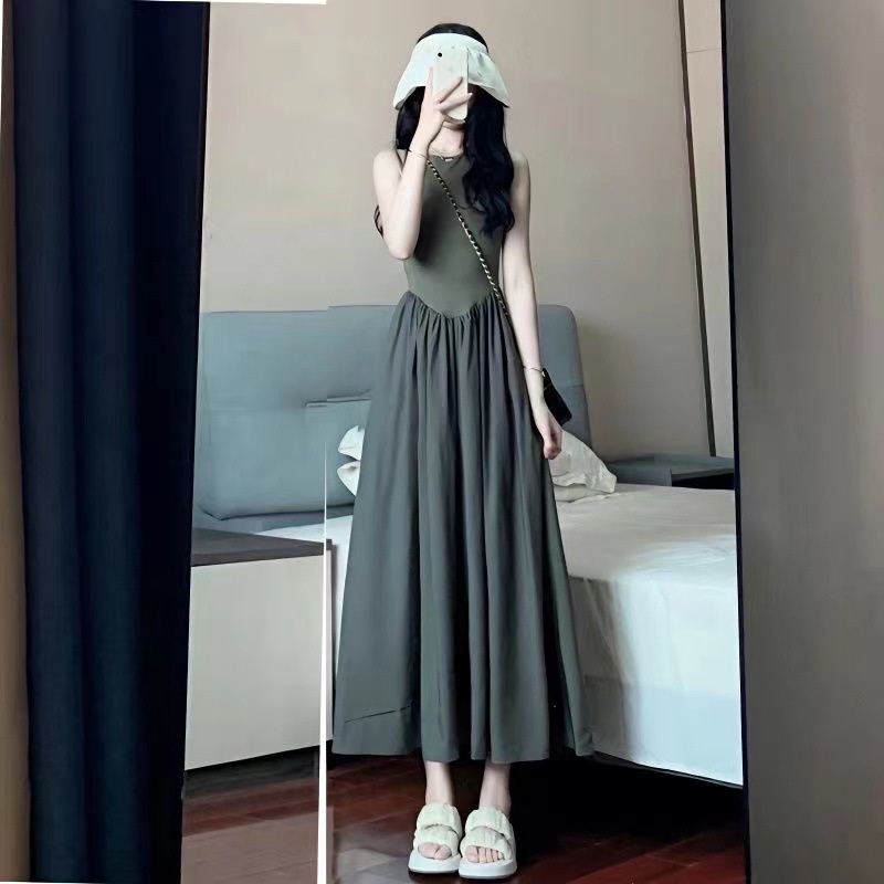 Chic váy nữ Đầm Body Cho thời váy trang hàng cao cấp tính cách 2023 NEW 080411