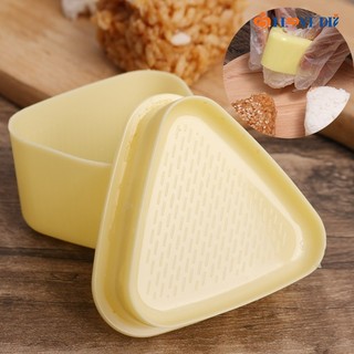 Khuôn làm cơm nắm / sushi hình tam giác bằng nhựa pp cấp thực phẩm tiện dụng diy