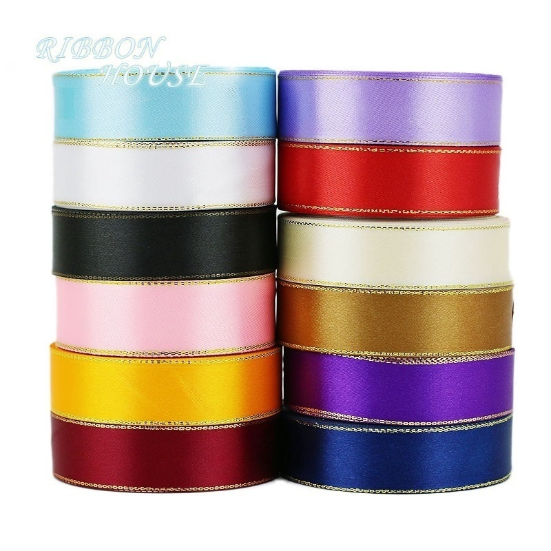 Cuộn Dây Ruy Băng Satin 25mm 25 Yards Chất Lượng