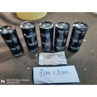 Tụ lọc nguồn 10.000mf - 125v - giá 1 cái