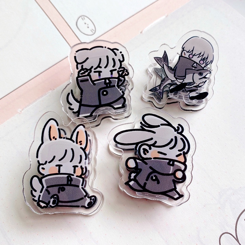 Bìa Đựng Tài Liệu Bằng Nhựa Acrylic Hai Mặt Họa Tiết Hoạt Hình Anime 24H