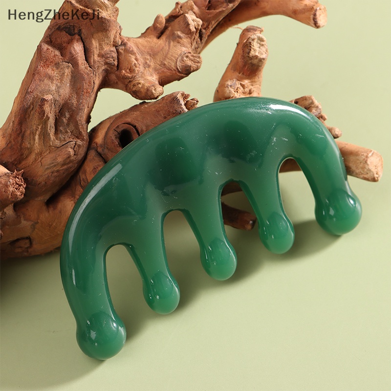 1 cái lược massage răng rộng mặt body gouache scraper da đầu kinh tuyến thư giãn hhe