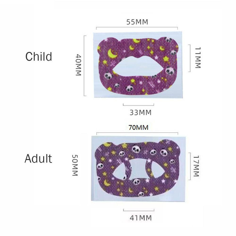 Banana1 30 cái băng ngậm miệng, chăm sóc sức khỏe ngừng ngáy miệng miếng dán thở, thân thiện với da vải không dệt hỗ trợ giấc ngủ miệng dễ dàng ngủ băng cậu bé