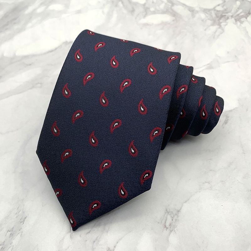 Cà Vạt 8cm Họa Tiết paisley cashew Lịch Lãm Cho Nam