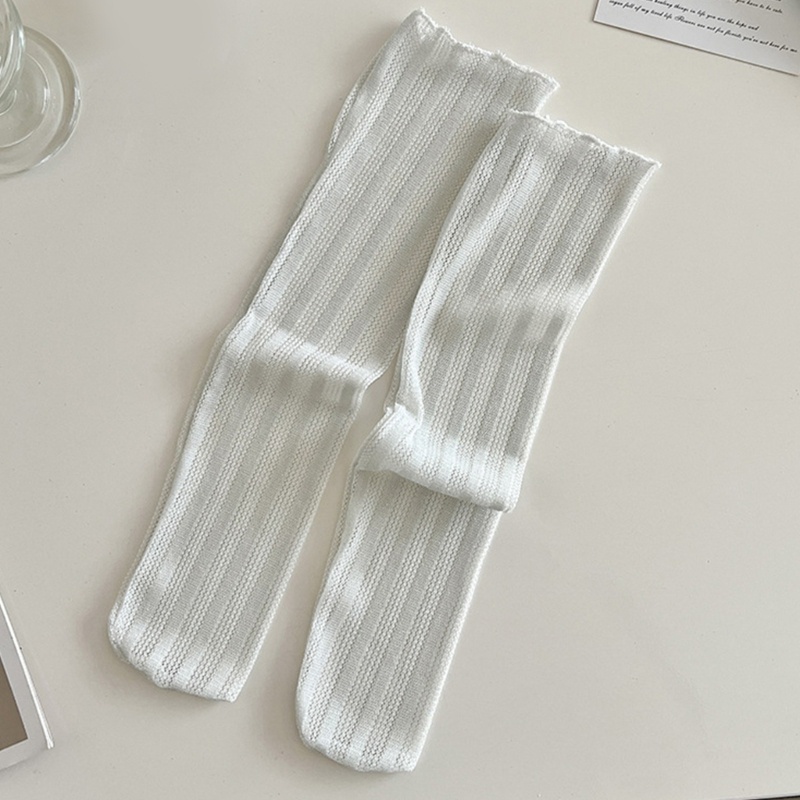 Đôi Vớ Co Giãn Phối Ren Đính Nơ Đáng Yêu Cho Nữ