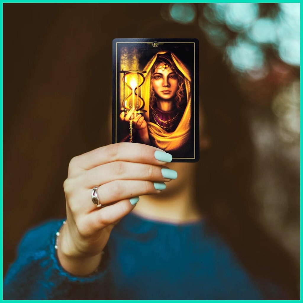Bói bài tarot oracle of visions board game bộ bài tarot tiêu chuẩn công cụ bói toán cho giải trí hjuvn