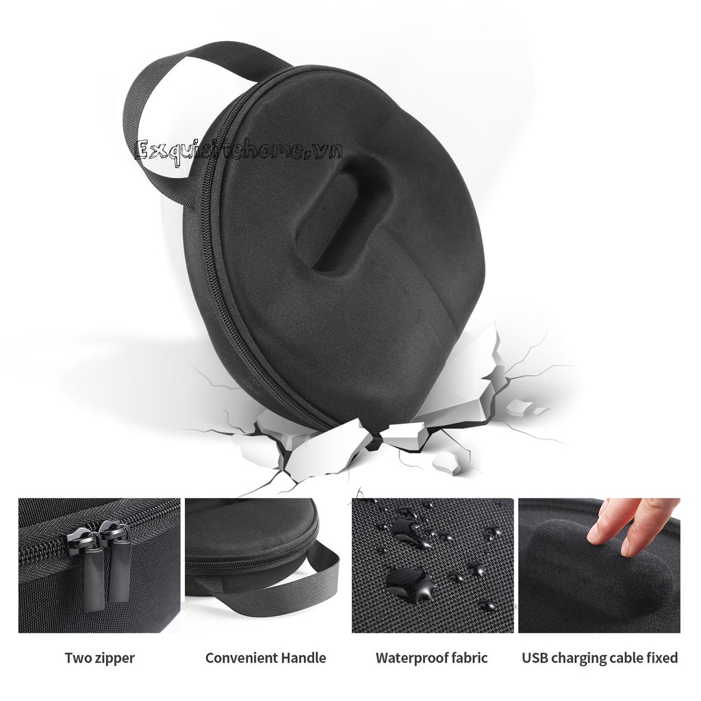 Túi đựng eva chống nước hộp đựng tai nghe không dây cho sony-inzone h9 h7 h3