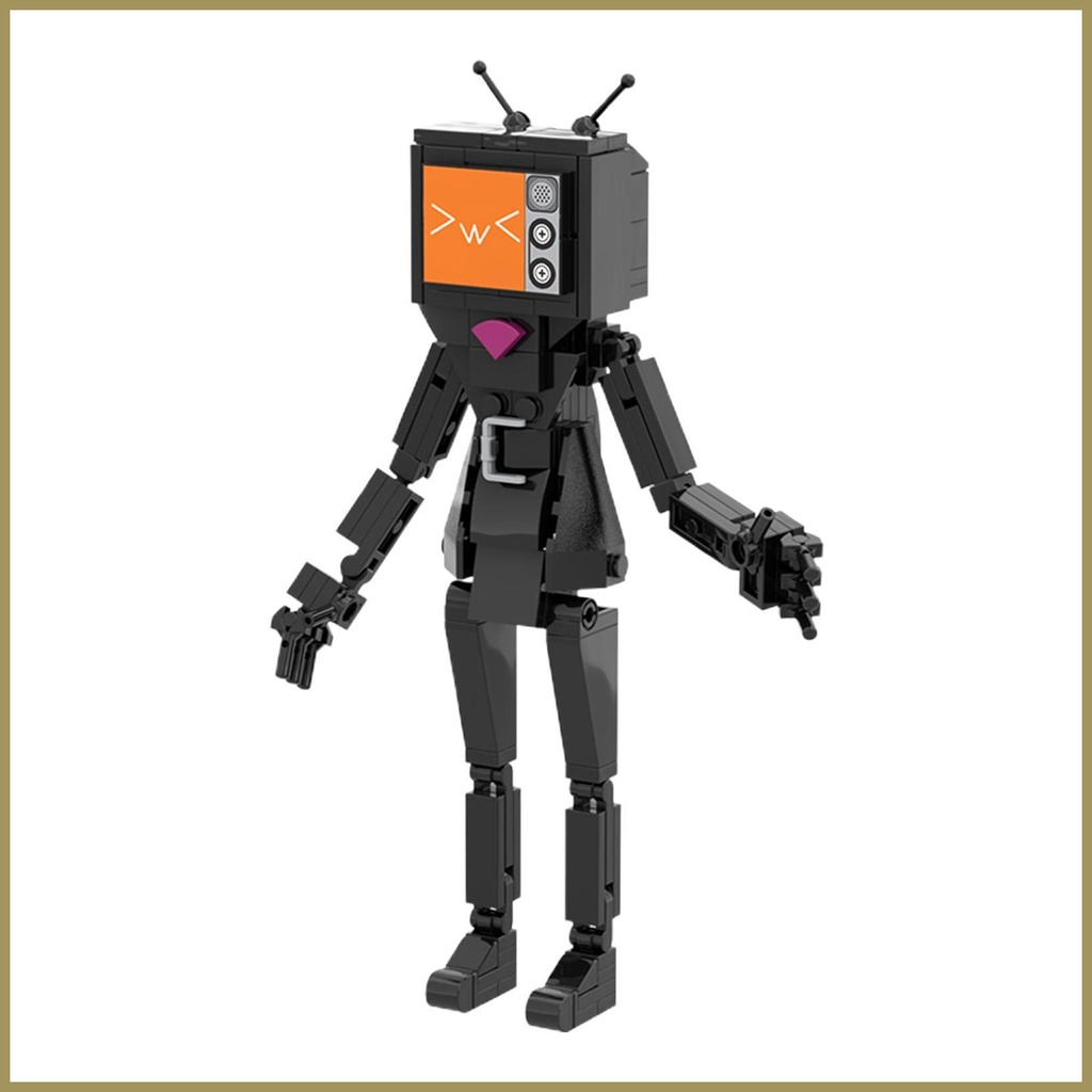 New skibidi toilet titan tv women building block toy / tvwomen toys paca3vn