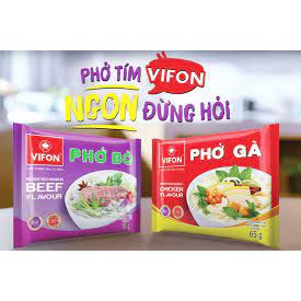 THÙNG 30 GÓI PHỞ BÒ VIFON 65G
