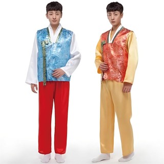 Trang phục biểu diễn dân tộc hanbok phong cách hàn quốc dân tộc mới cho nam