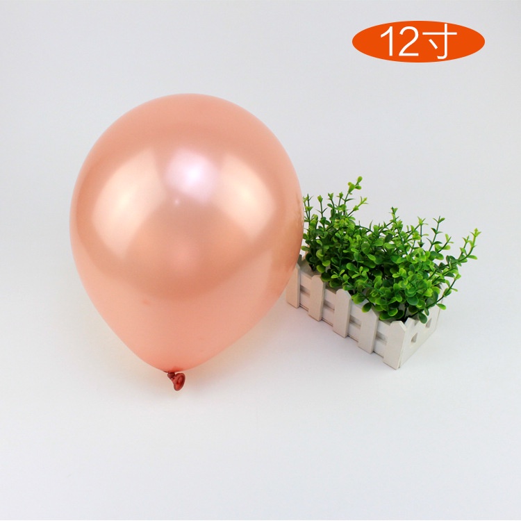 Set 100 Bong Bóng 12 inch 2.8g 10 Màu Trang Trí Tiệc