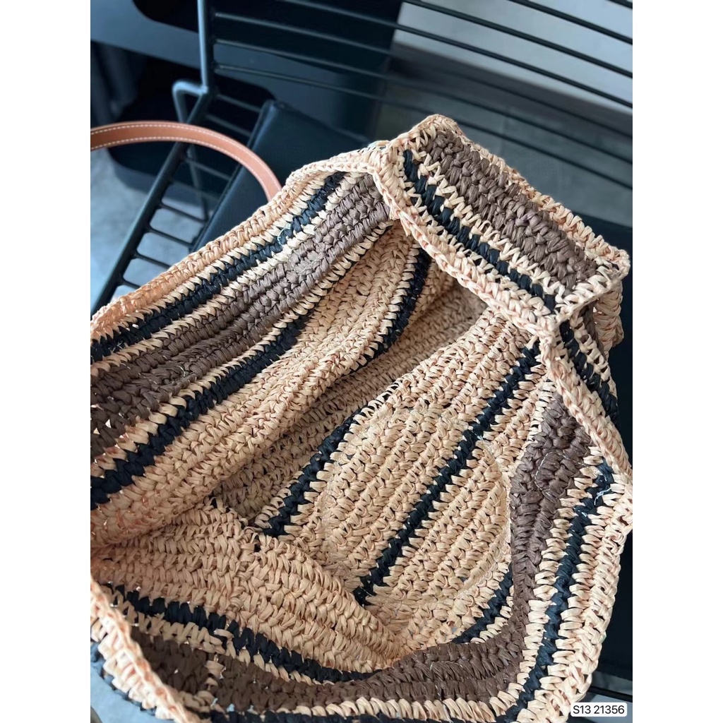 Túi Xách Rơm Đan Cỡ Lớn Thời Trang Mùa Hè 2023 Cho Nữ