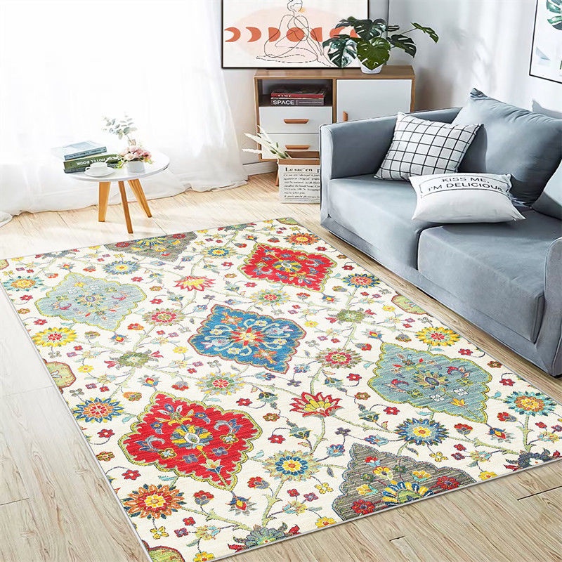 Bắc âu retro thảm phong cách dân tộc phòng khách thảm trang trí 80 * 120cm thảm hình chữ nhật