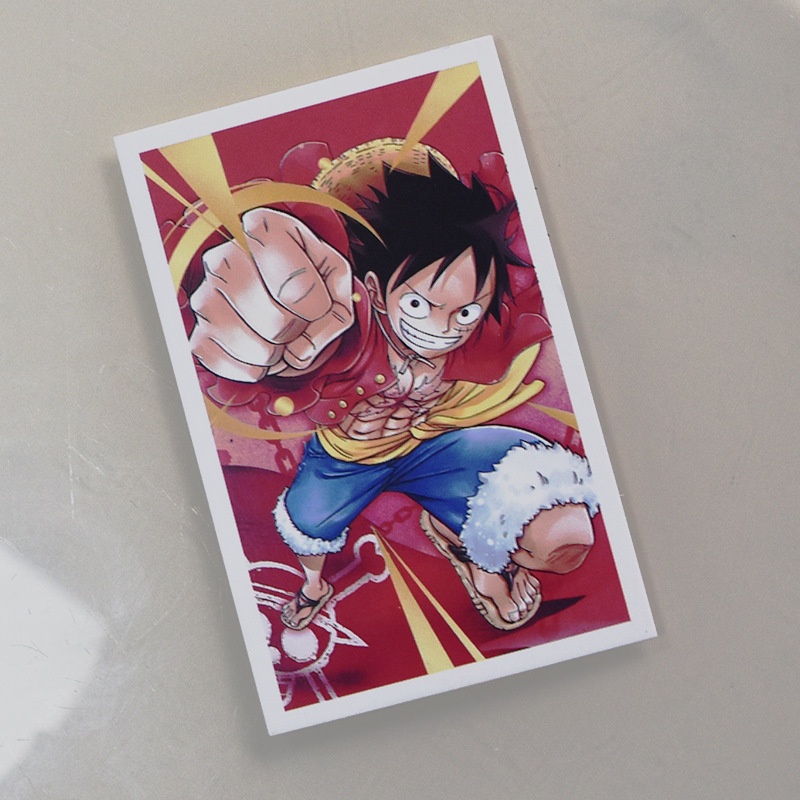 Dragon ball z, jojo, one piece, blue lock, haikyuu!! Attack on titan, naruto, black clover, jujutsu kaisen, tokyo revengers, hunter, chainsaw man, genshin, slam dunk, demon slayer lomo card