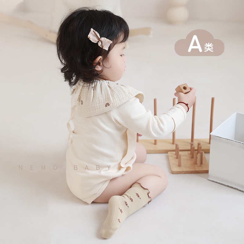 Hàng Mới Về Mới Vớ Công Chúa Không Xương Miệng Phối Ren Cho Bé Gái Sơ Sinh