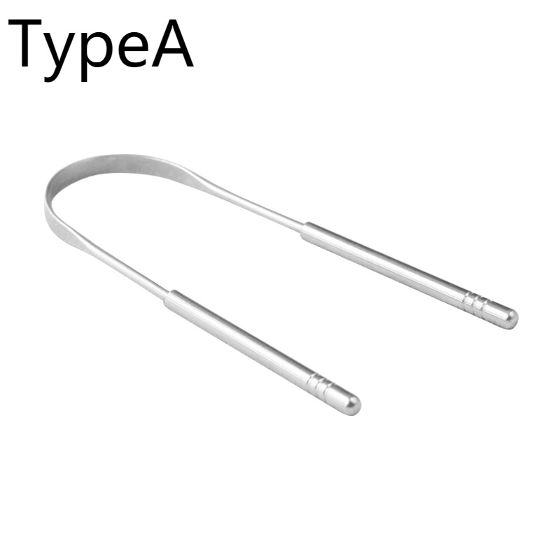 Dụng Cụ Làm Sạch Lưỡi Chuyên Nghiệp Bằng Thép Không Gỉ