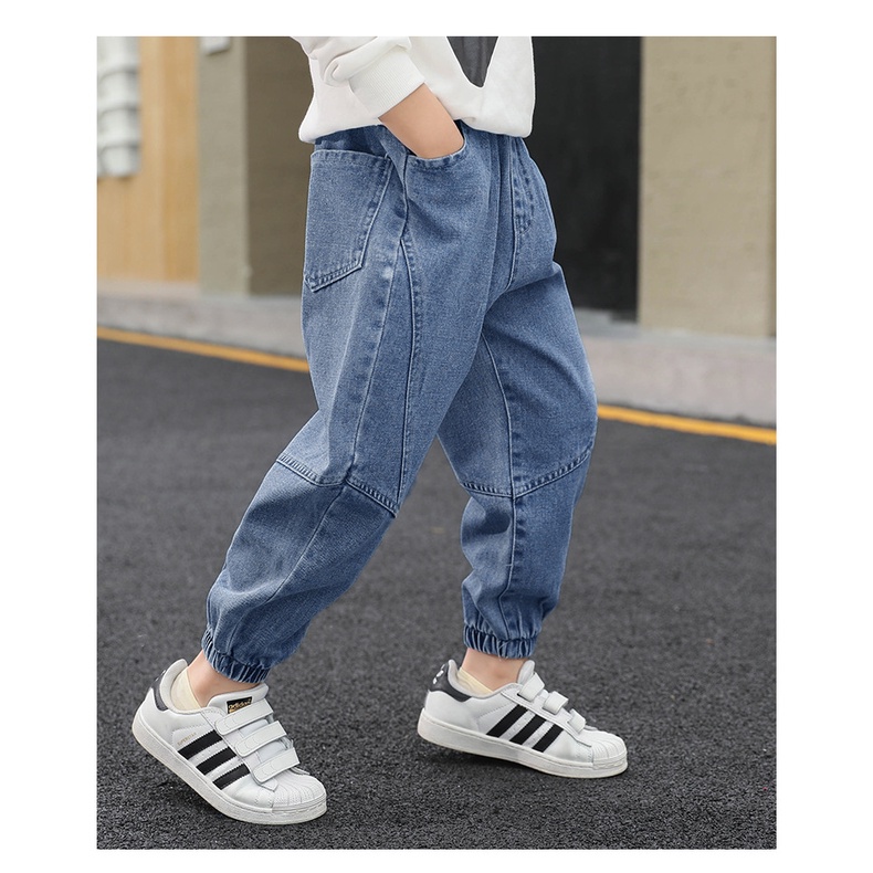 Catimini Làm thế nào là nó rất thoải mái? quần jean rộng rãi cho bé trai đẹp trai hiphop Chất liệu vải cao cấp thân thiện với làn da