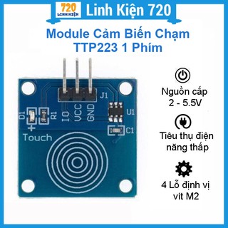 Module cảm biến chạm ttp223 1 phím