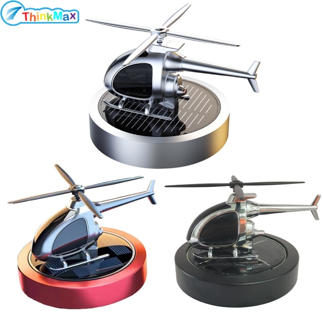 Máy bay trực thăng năng lượng mặt trời mô hình xe hơi aroma diffuser đồ trang trí mới lạ trang trí air freshener cho office home auto