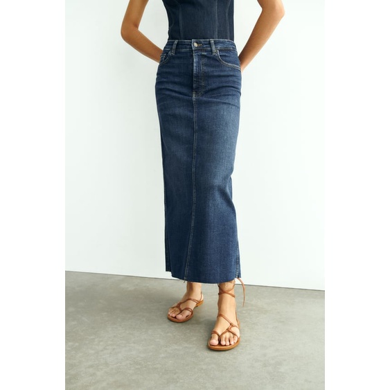 Chân váy jean Zara authentic