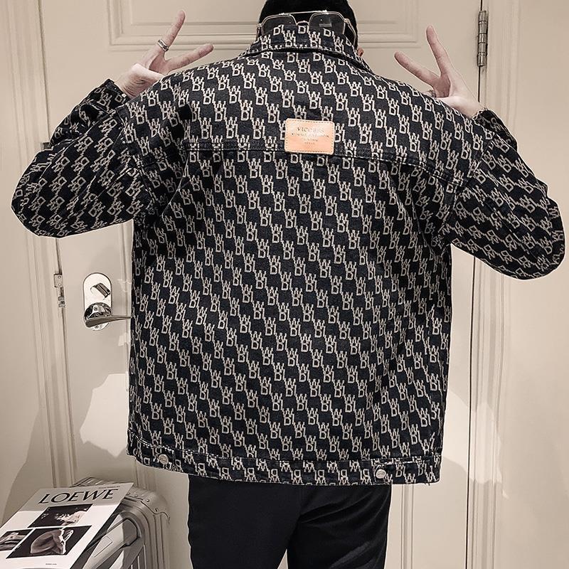 Mới Áo Khoác Nam Dài Tay Cổ Bẻ Thời Trang Hàn