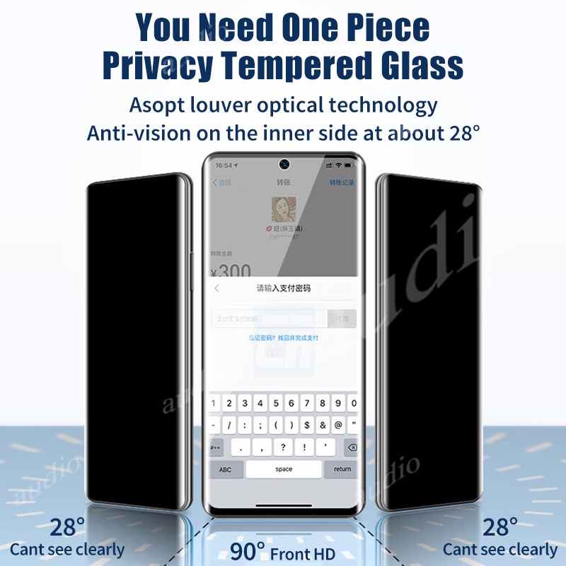 Đối với oppo reno 10 pro plus 10pro 10pro + 5g bảo vệ màn hình riêng tư cong đầy đủ cho oppo reno10 pro pro + 5g 2023 phim dán kính cường lực chống gián điệp oppo reno10 reno10pro reno10pro +