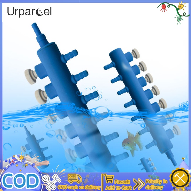 Máy bơm không khí hồ cá urparcel máy phân phối không khí bộ chia khí quản có thể điều chỉnh shunt máy bơm tăng áp oxy một lỗ