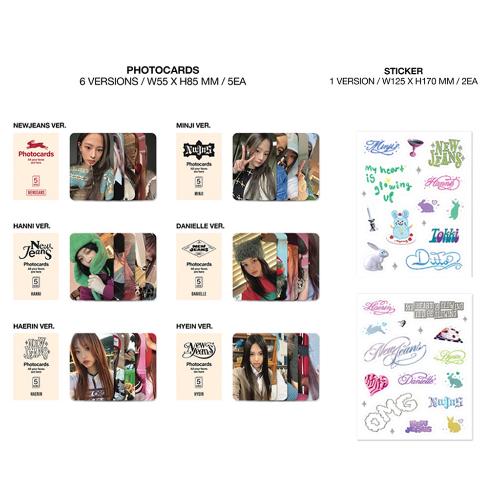 NewJeans - 1st Single album  MESSAGE CARD Ver.